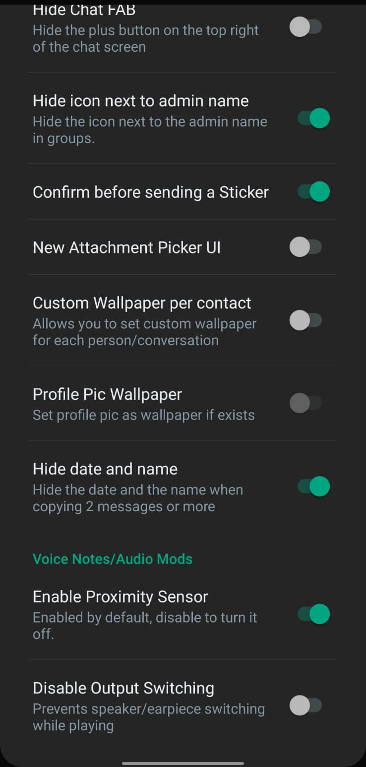 Screenshot WhatsApp Gold APK v44.10 untuk Android