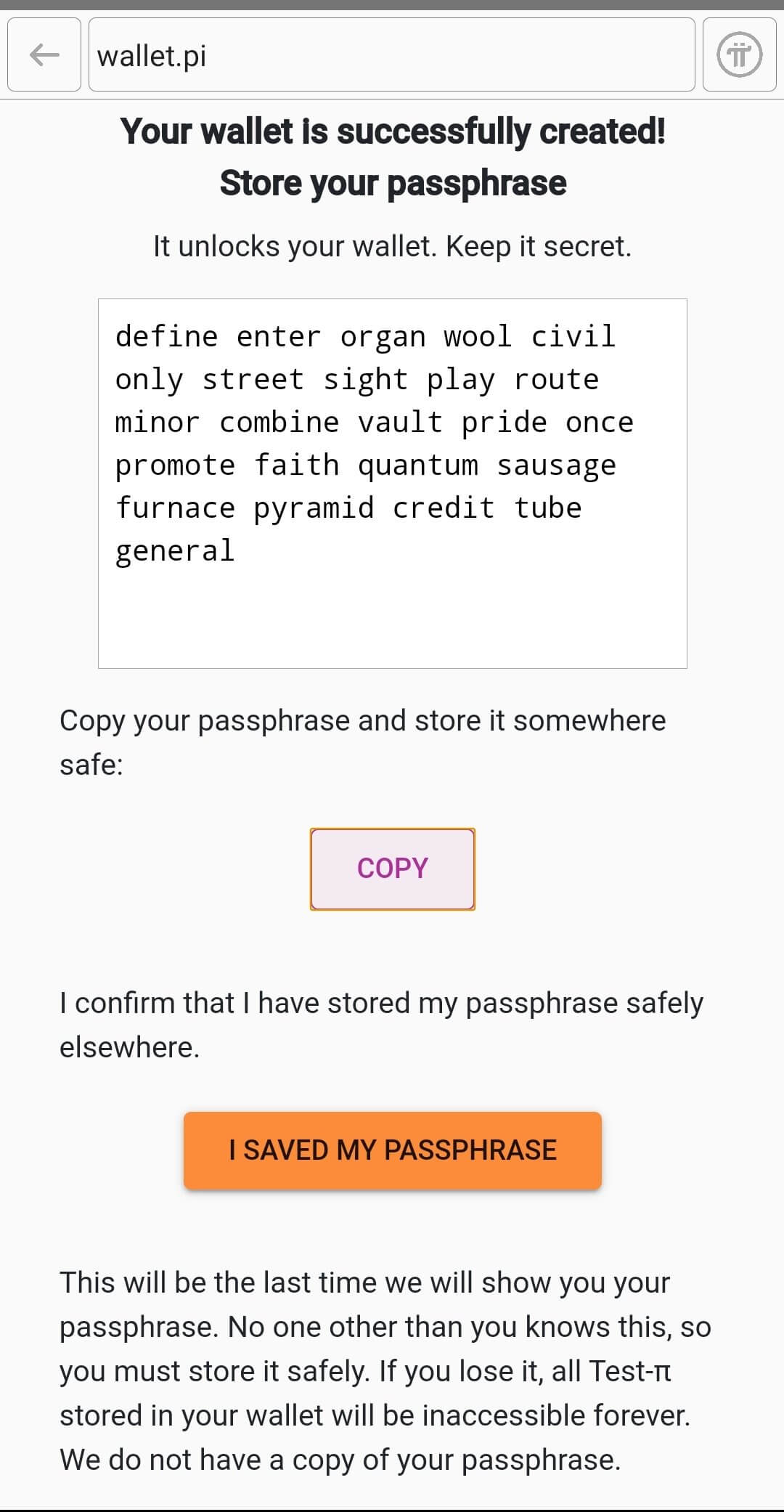 Screenshot Pi Browser APK