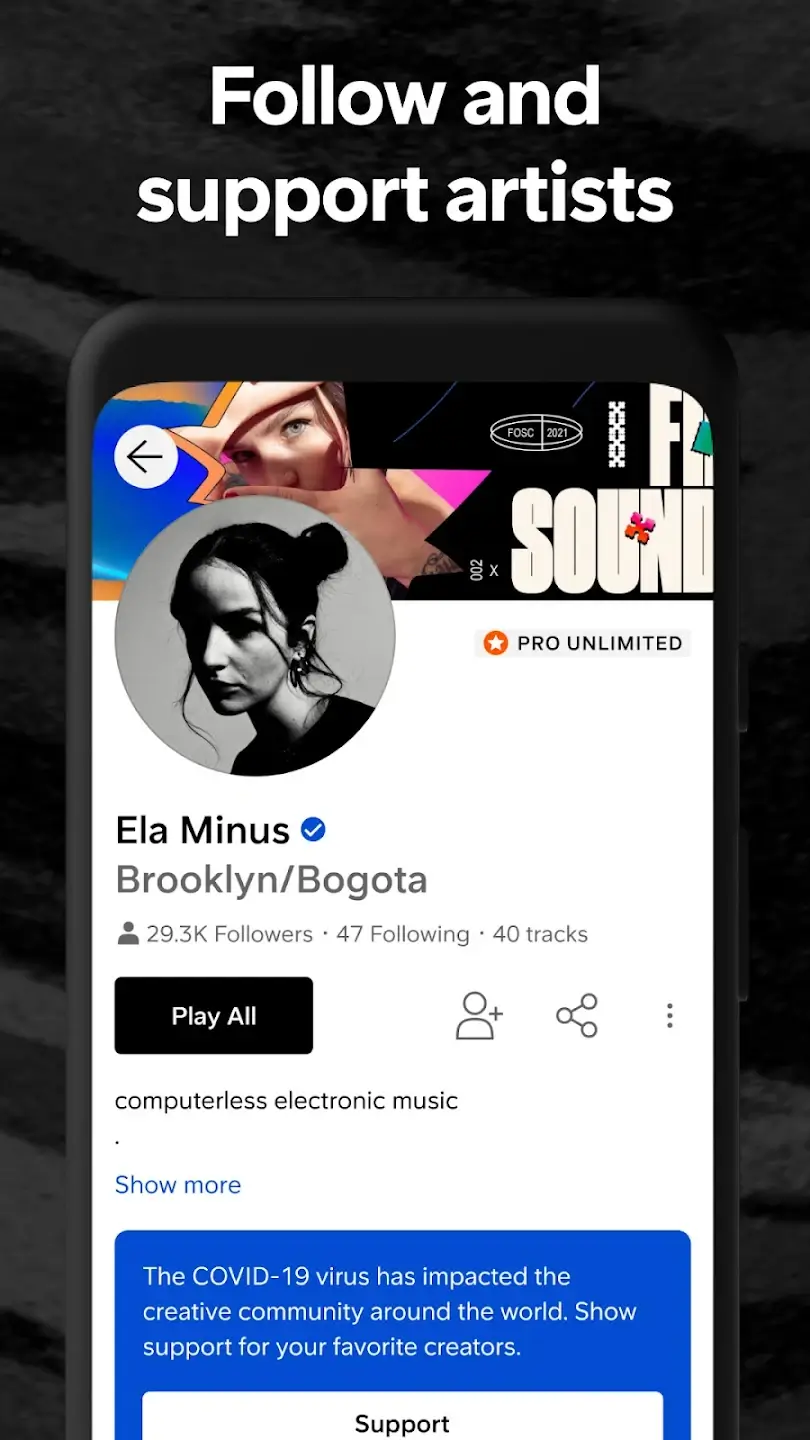Screenshot SoundCloud APK