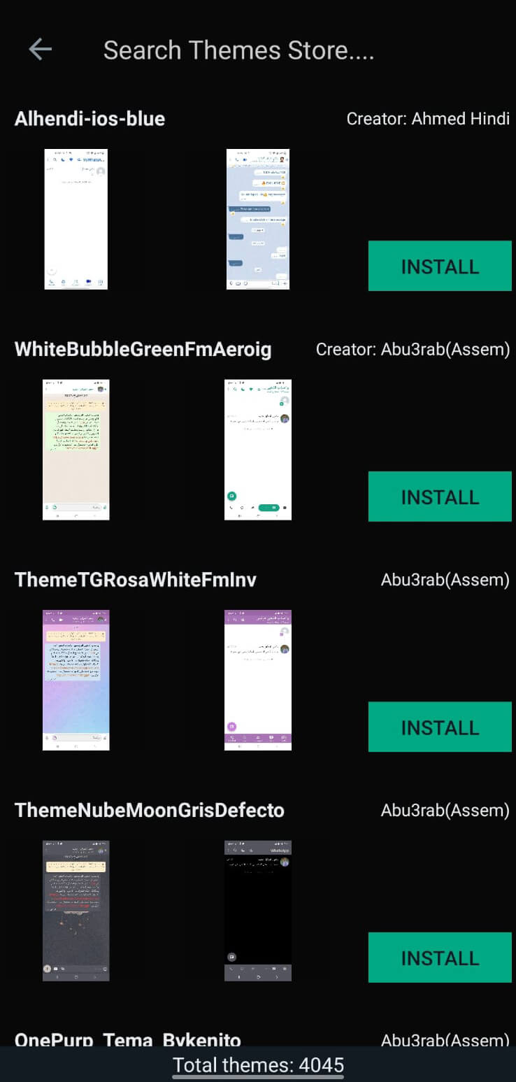 Screenshot WhatsApp Gold APK v44.10 untuk Android