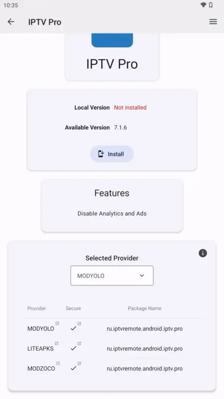 Screenshot Update Me APK (v2.2.2)