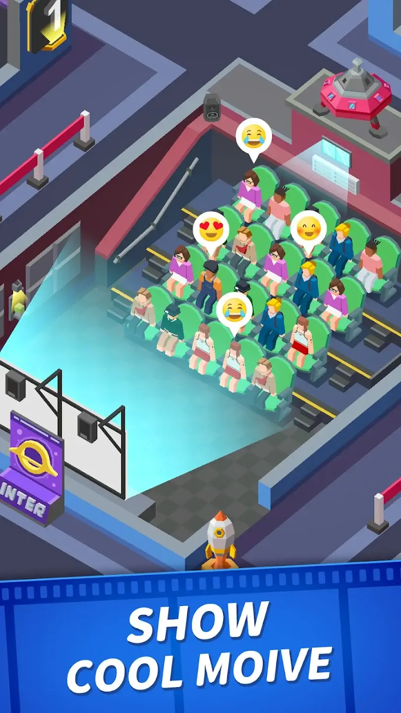 Screenshot Idle Cinema Empire Tycoon APK v2.21.02