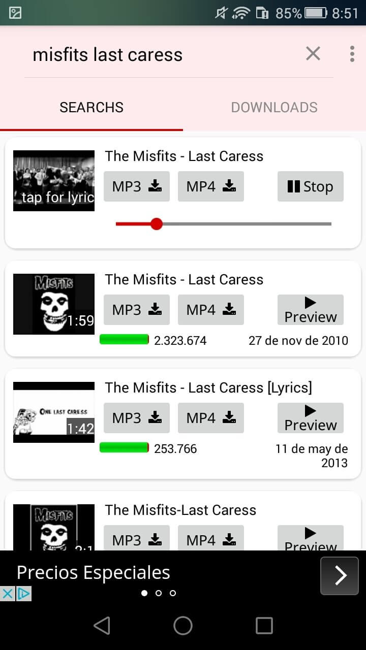 Screenshot YT3 Music Downloader APK 5.0.1