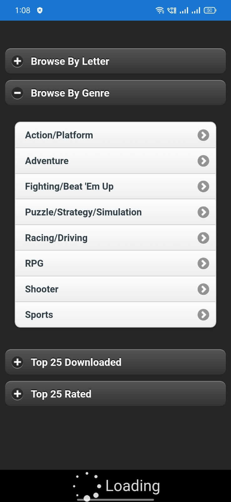 Screenshot CoolROM APK