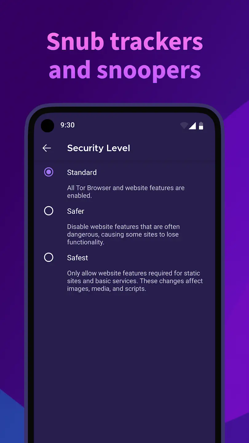 Screenshot TOR Browser APK