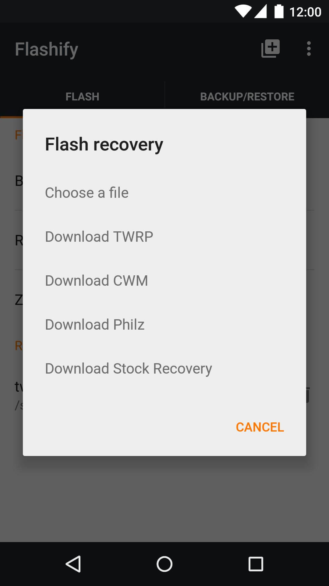 Screenshot Flashify APK