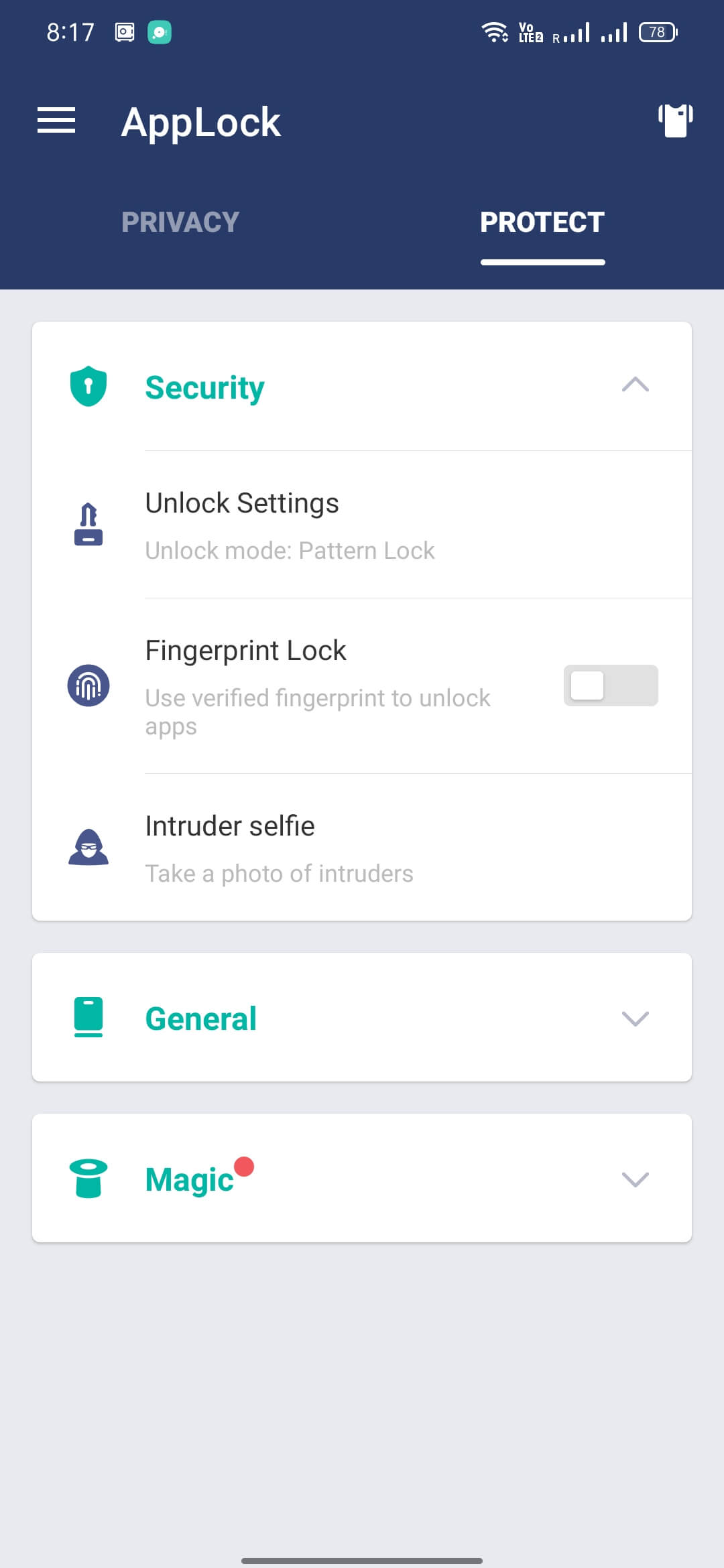 Screenshot AppLock APK v3.5.3cn untuk Proteksi Privasi dan Kunci Aplikasi