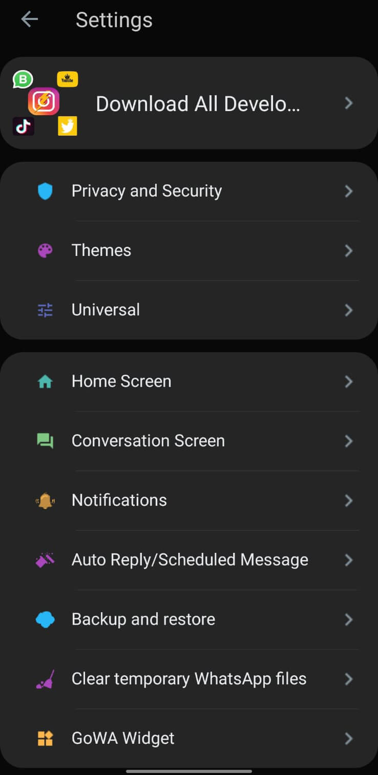 Screenshot WhatsApp Gold APK v44.10 untuk Android