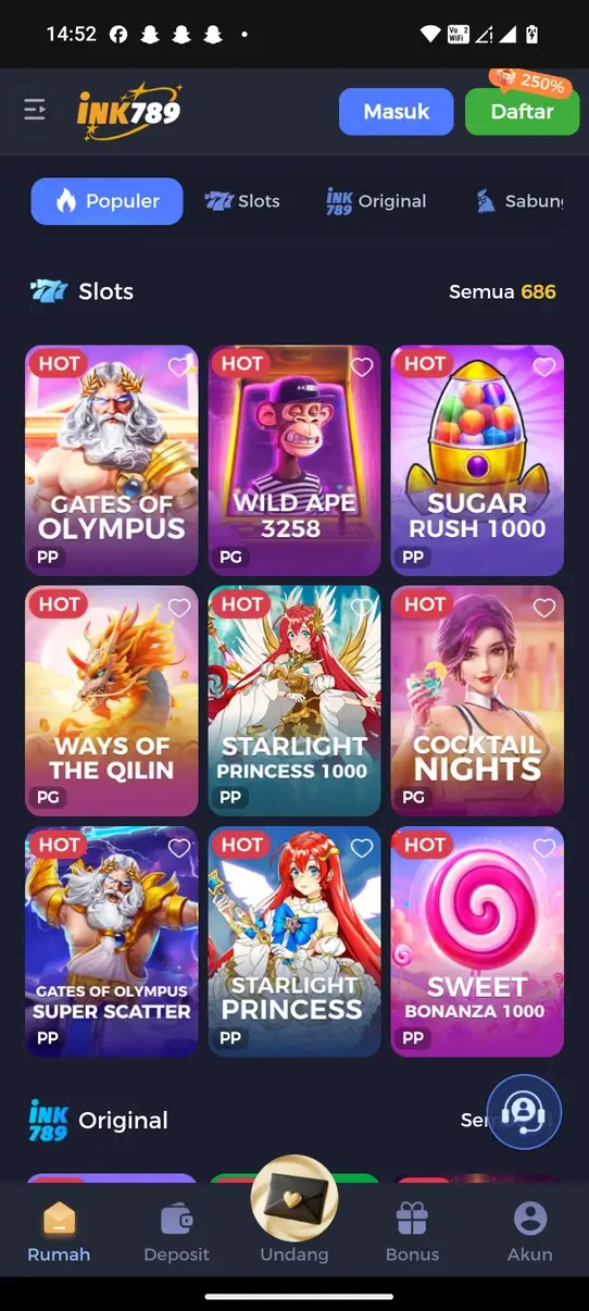 Screenshot INK789 APK v19.4