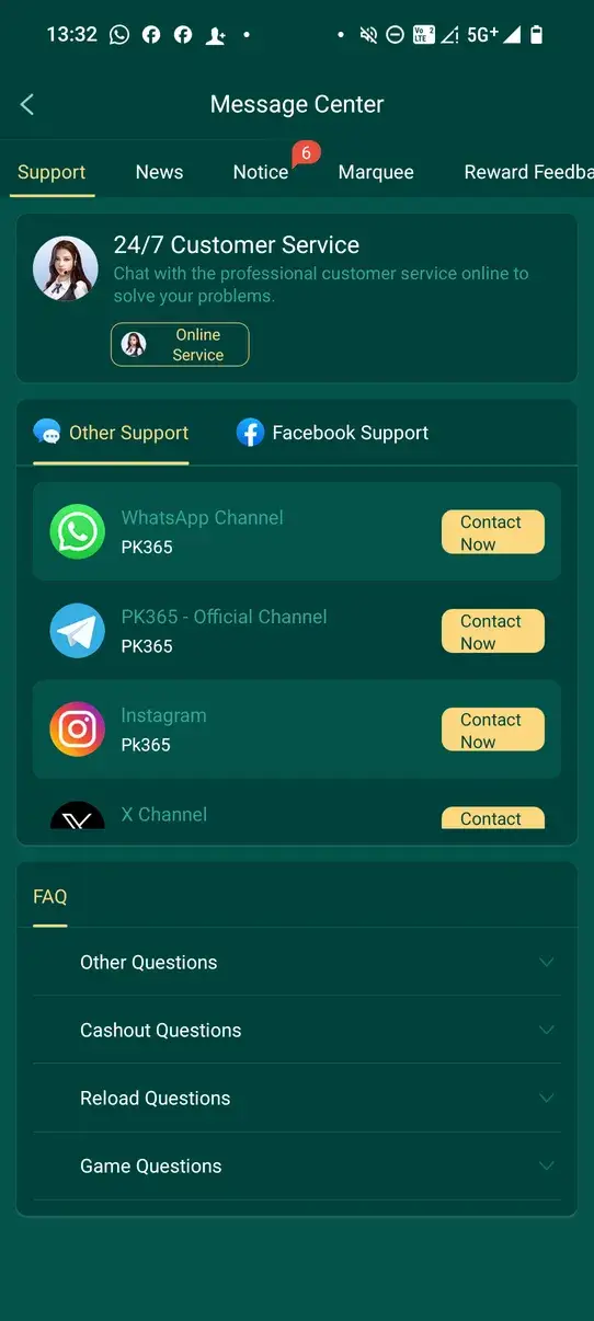 Screenshot PK365 APK v6.1.165