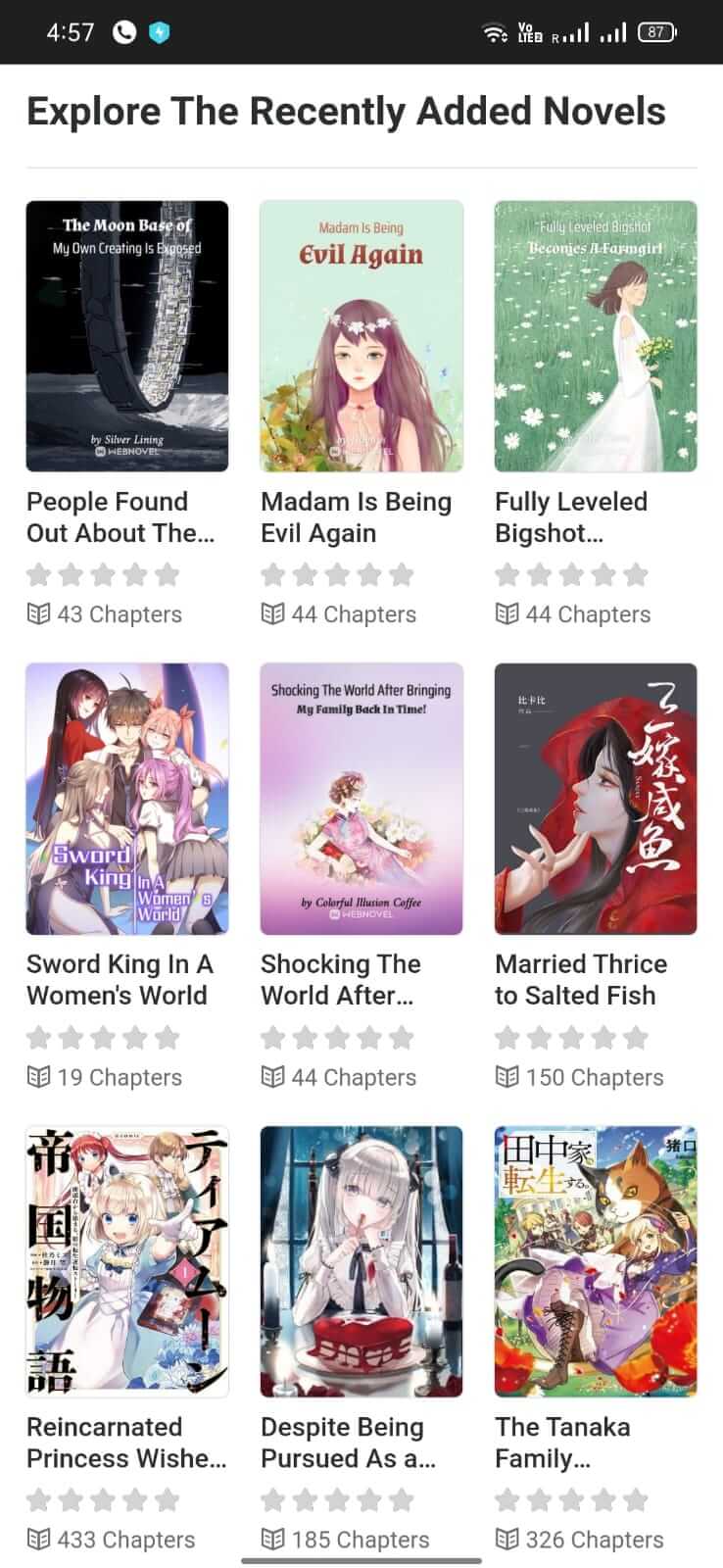 Screenshot Panda Novel APK v1.0.3