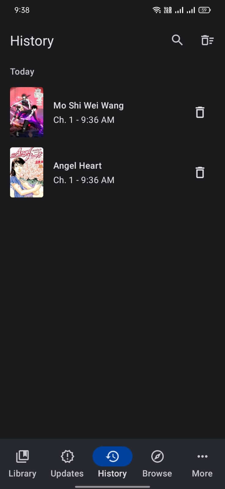 Screenshot Tachiyomi APK