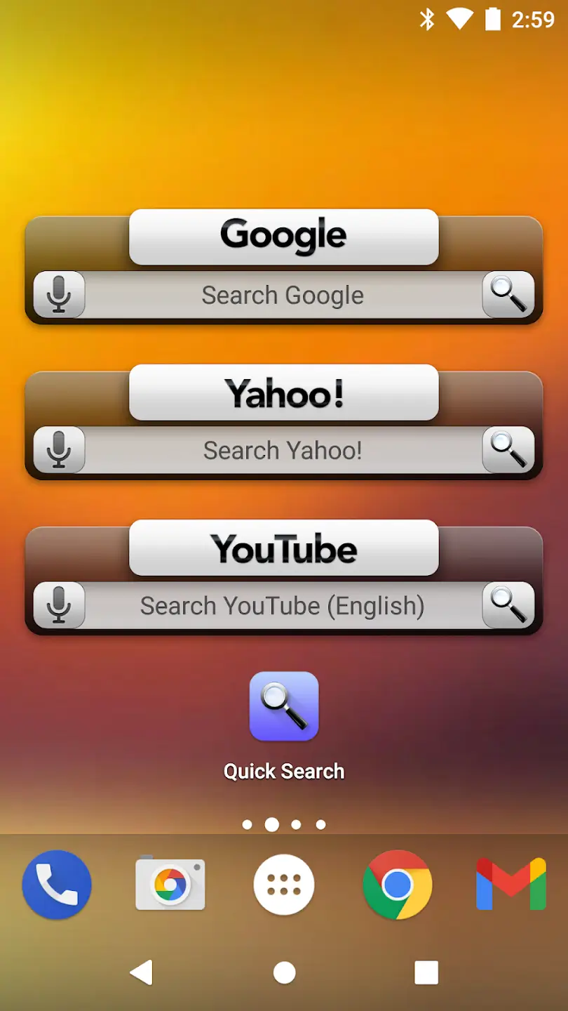 Screenshot Quick Search Widget APK 6.1