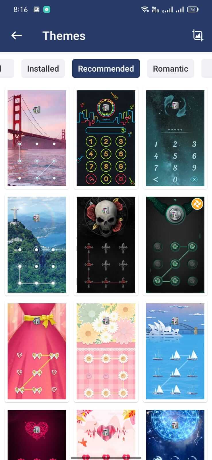 Screenshot AppLock APK v3.5.3cn untuk Proteksi Privasi dan Kunci Aplikasi