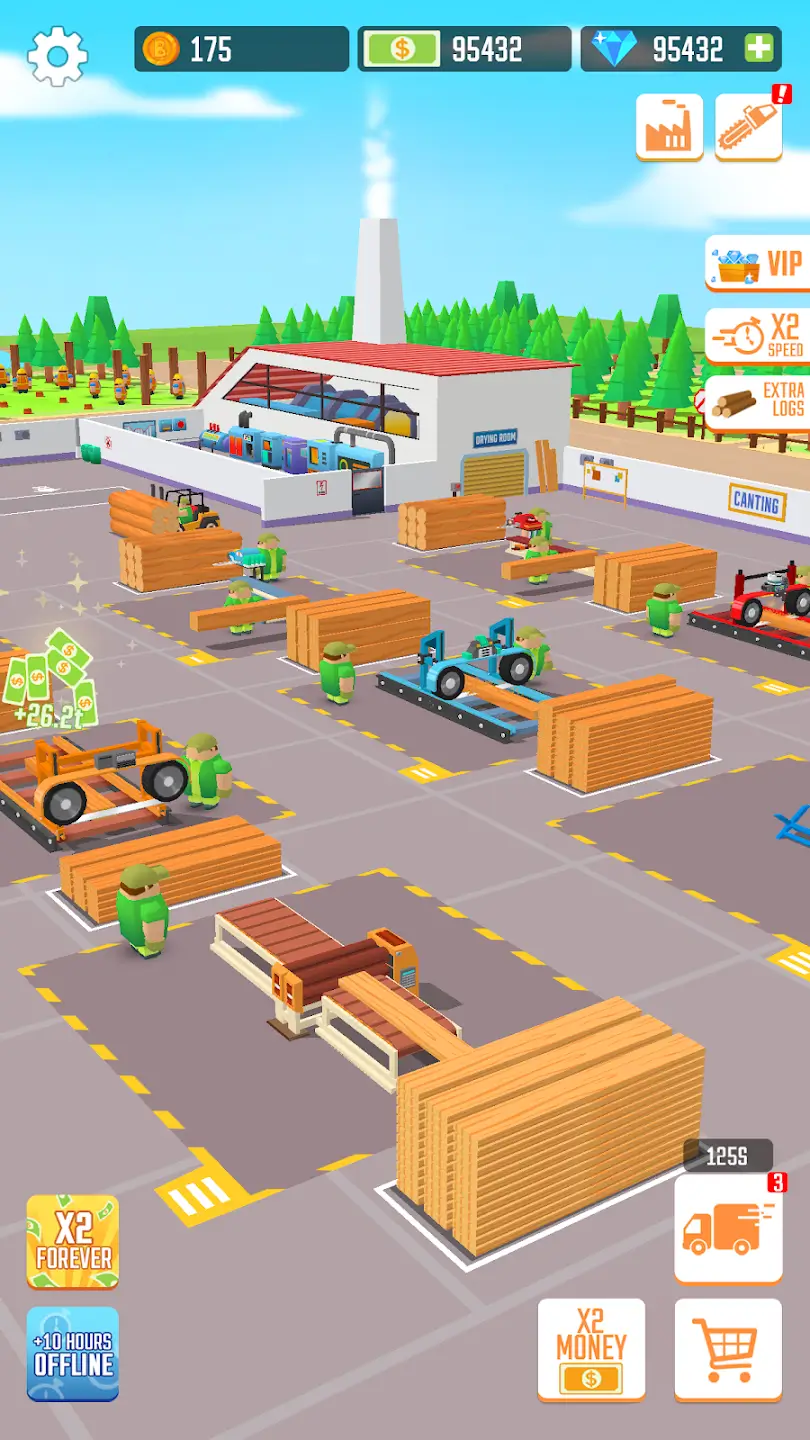 Screenshot Idle Lumber Empire APK v2.1.7