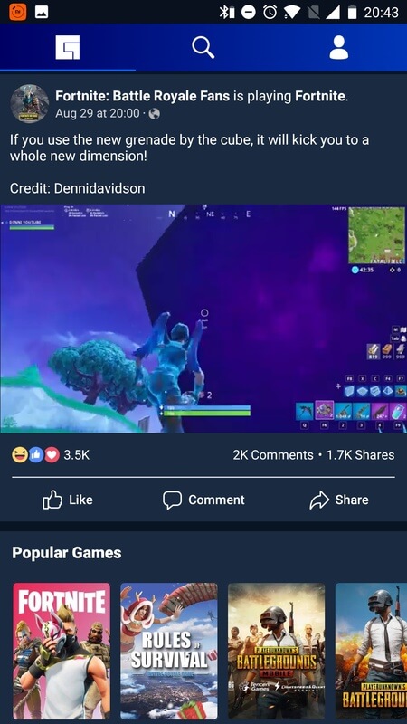 Screenshot Facebook Gaming APK Download untuk Android