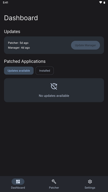 Screenshot ReVanced Manager APK v2.4.0