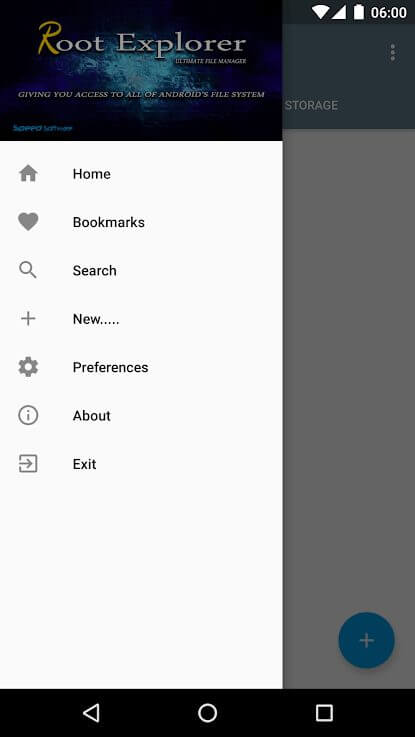 Screenshot Root Explorer APK