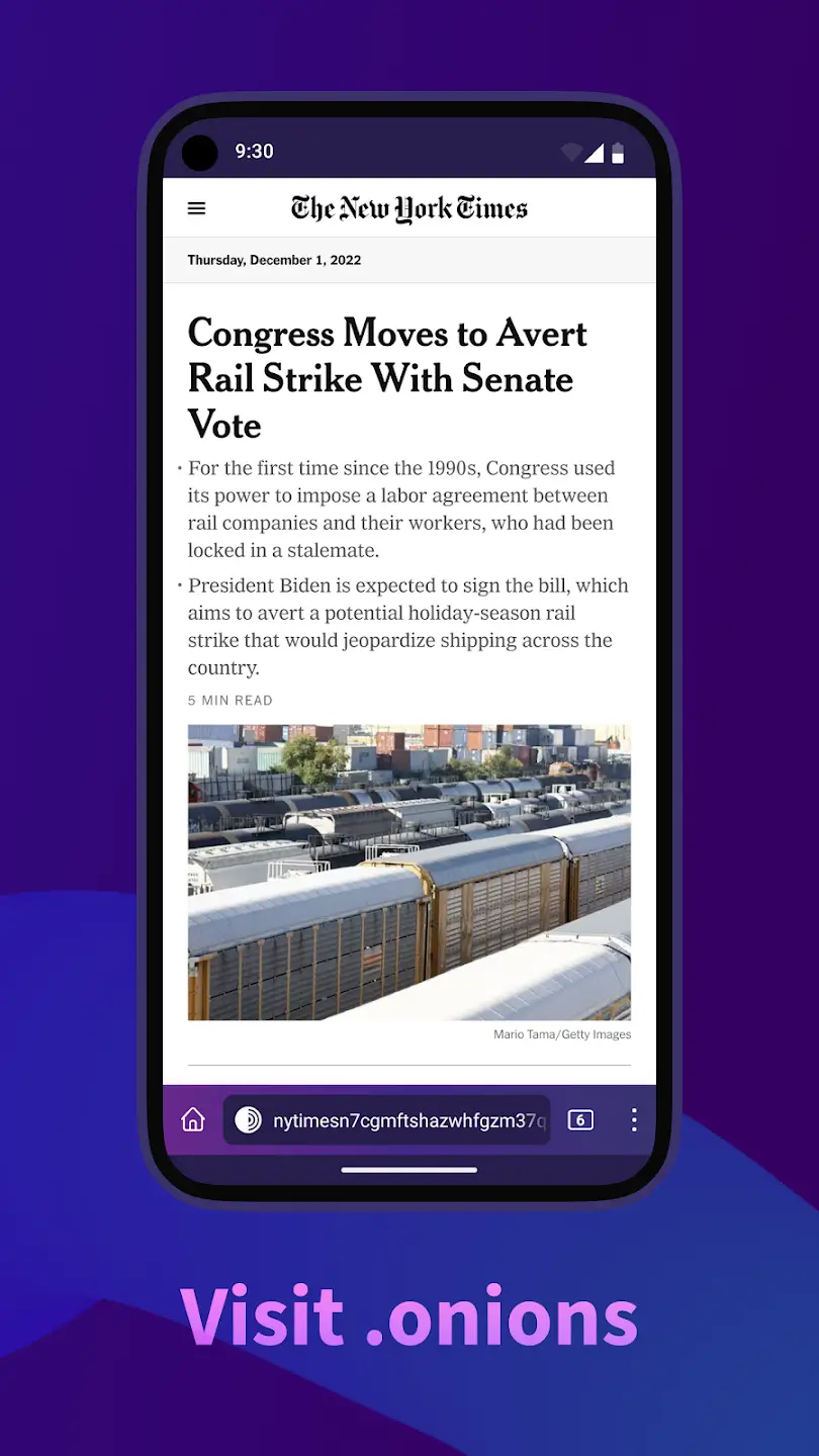 Screenshot TOR Browser APK