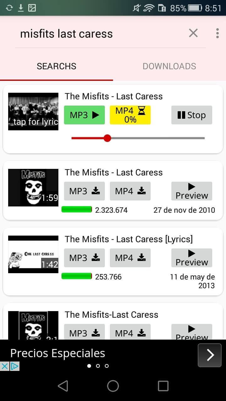 Screenshot YT3 Music Downloader APK 5.0.1