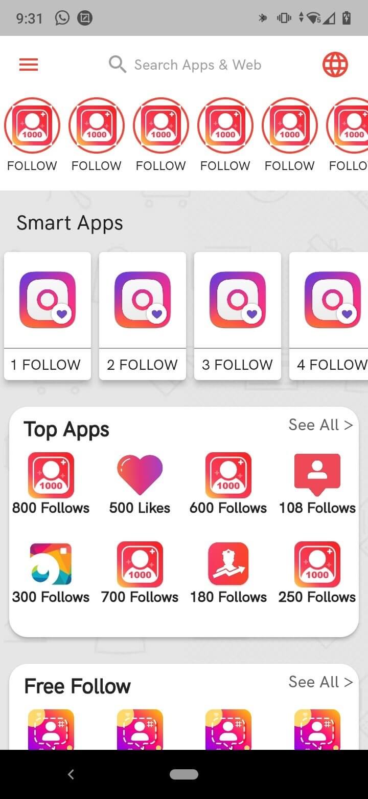 Screenshot MalluFollow APK