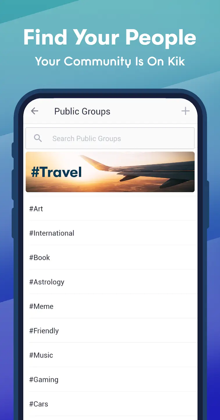 Screenshot Kik APK v17.11.3.34339