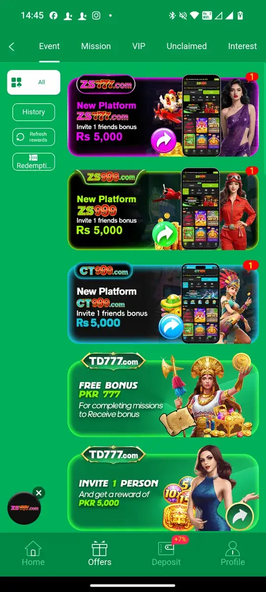 Screenshot TD777 APK Download Versi 1.1.22