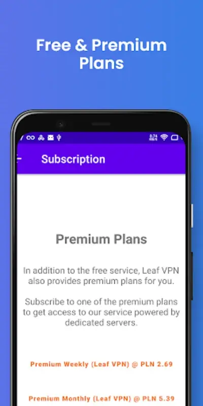 Screenshot Leaf VPN APK v1.39 untuk Android