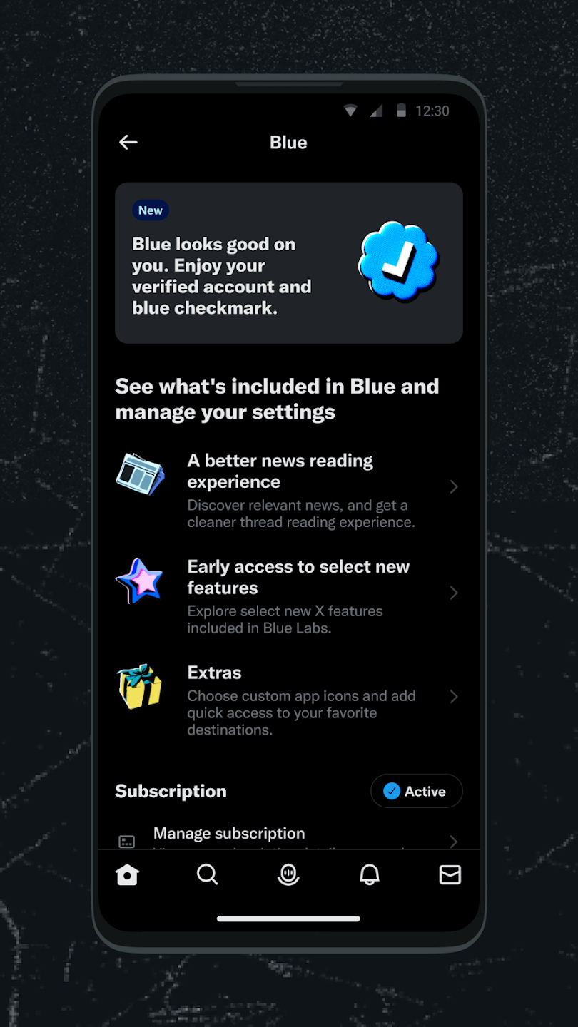 Screenshot X / Twitter APK