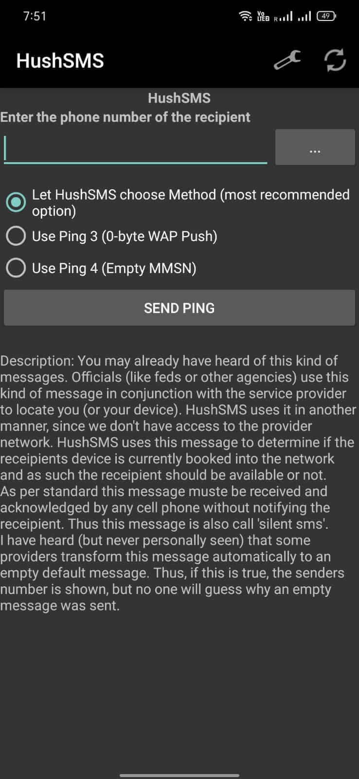 Screenshot HushSMS APK v2.7.8