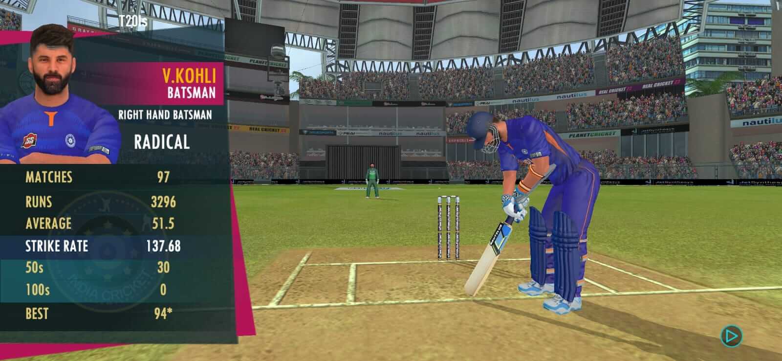 Screenshot Real Cricket 22 APK XAPK Terbaru