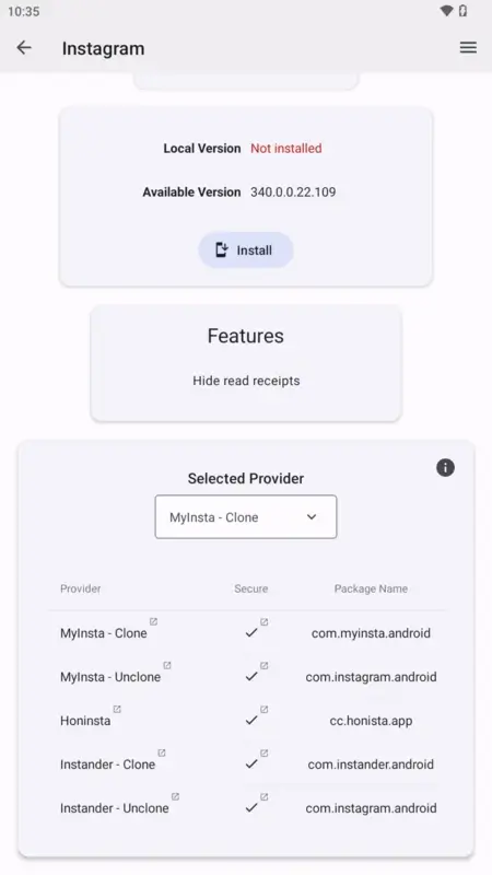 Screenshot Update Me APK (v2.2.2)