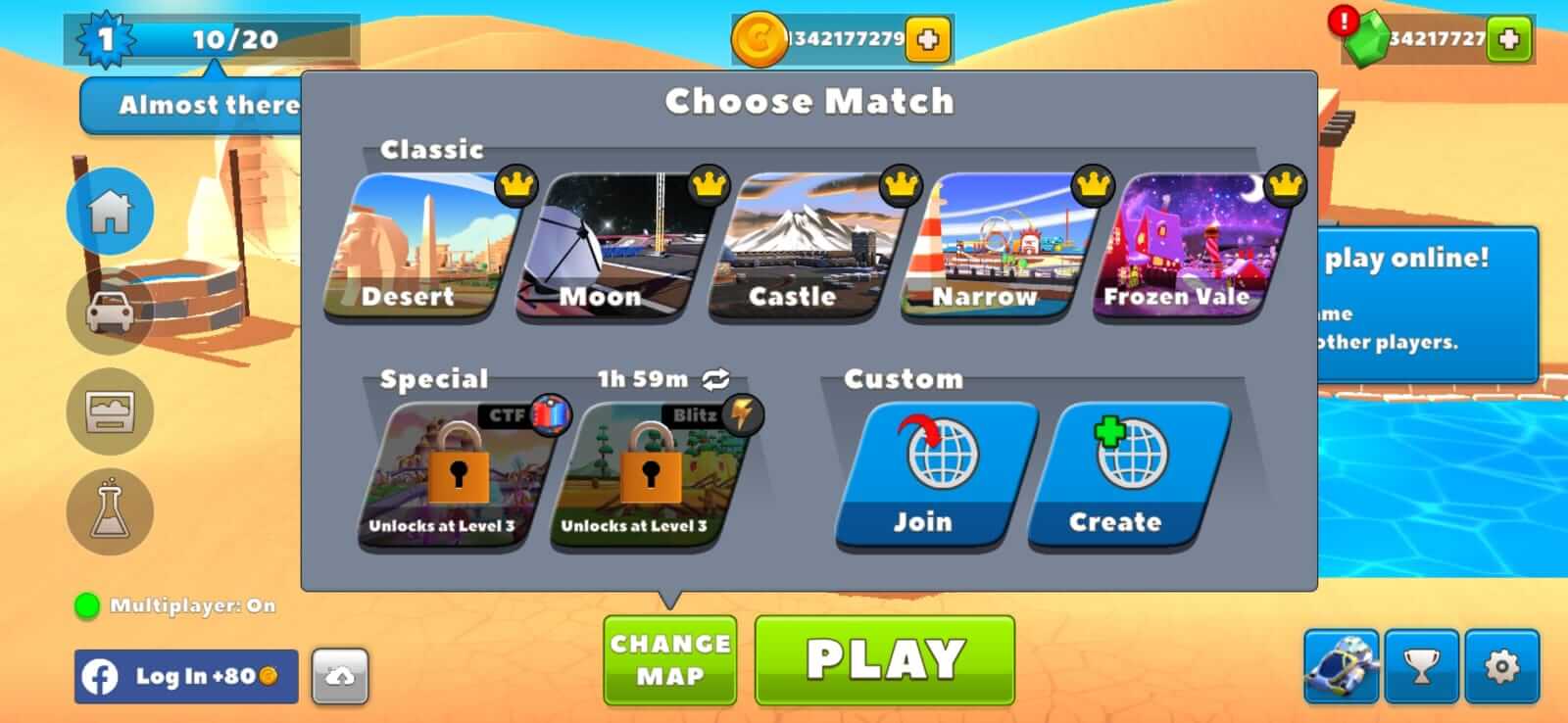 Screenshot Crash Of Cars APK: Balapan Aksi Multiplayer Seru