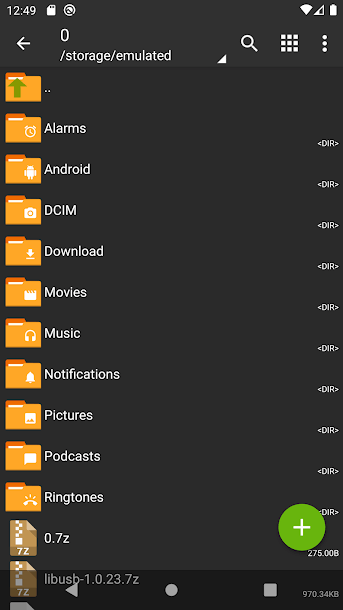Screenshot ZArchiver APK v1.0.10 untuk Android