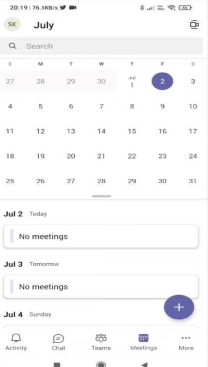 Screenshot Microsoft Teams APK