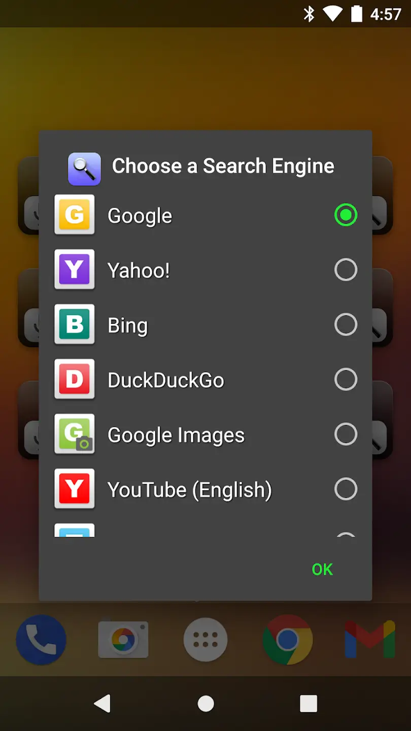 Screenshot Quick Search Widget APK 6.1