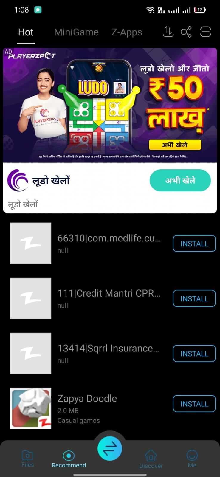 Screenshot Zapya APK v7.0.3